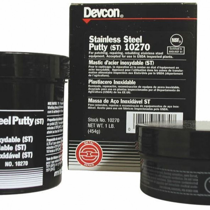 Devcon Stainless Steel Putty (ST) 10270, 500 г